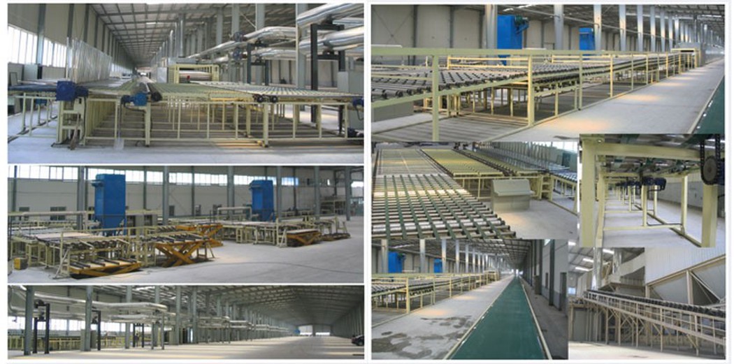 Gypsum board production line case 2 Gypsum board production line case 2