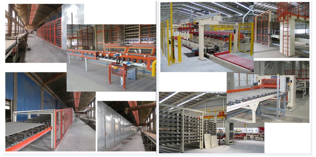 Gypsum board production line case 3 Gypsum board production line case 3